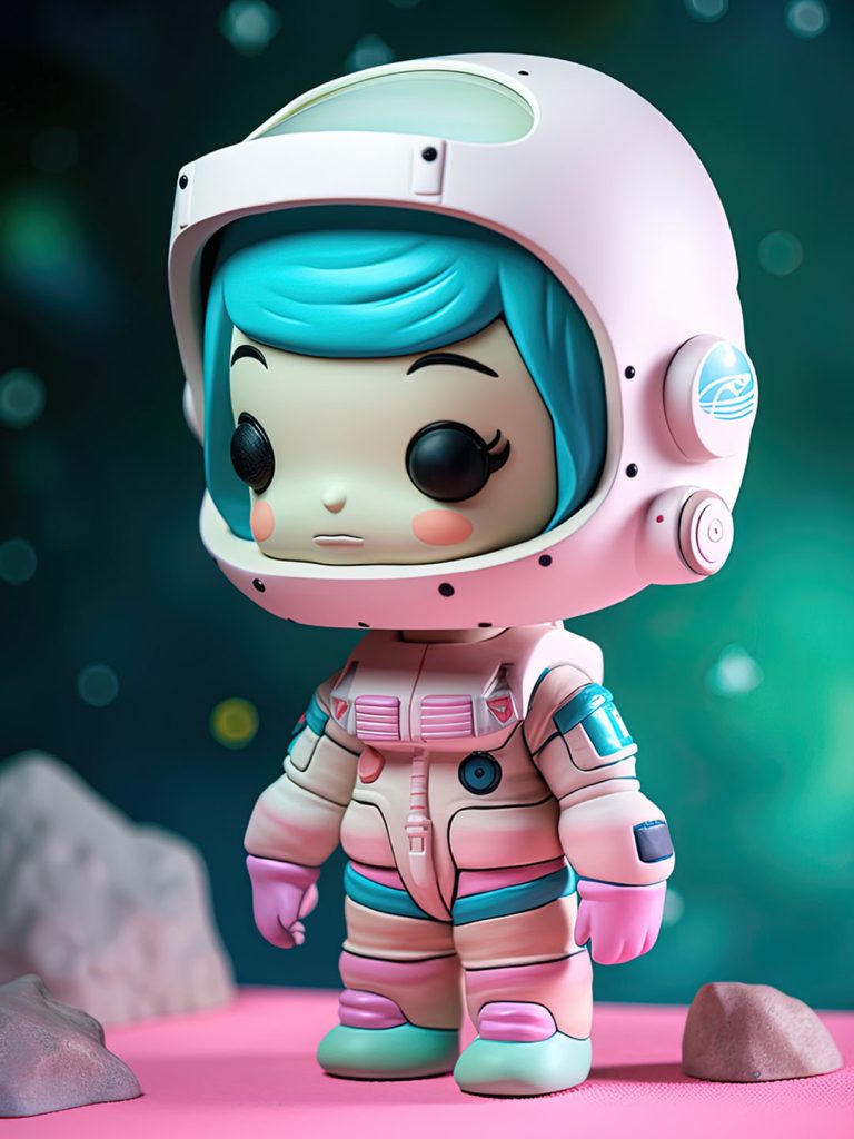 Midjourney卡通宇航员关键词分享插图2