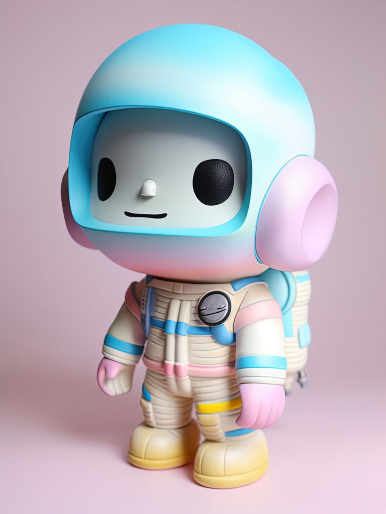 Midjourney卡通宇航员关键词分享插图3