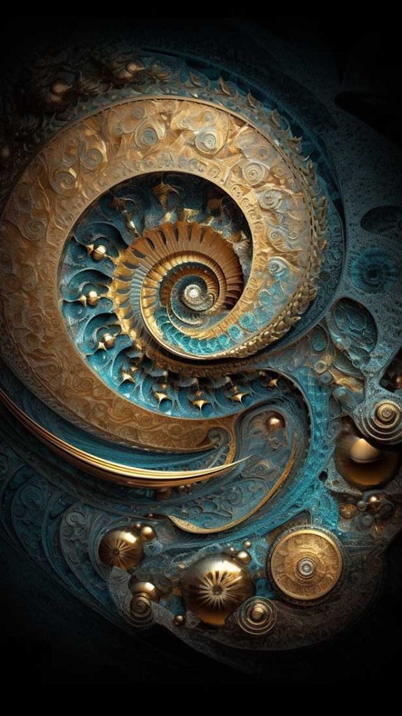 奇幻插画螺旋生物图像奇幻插画 | Aitime丨人人都是大画师-Aitime丨人人都是大画师