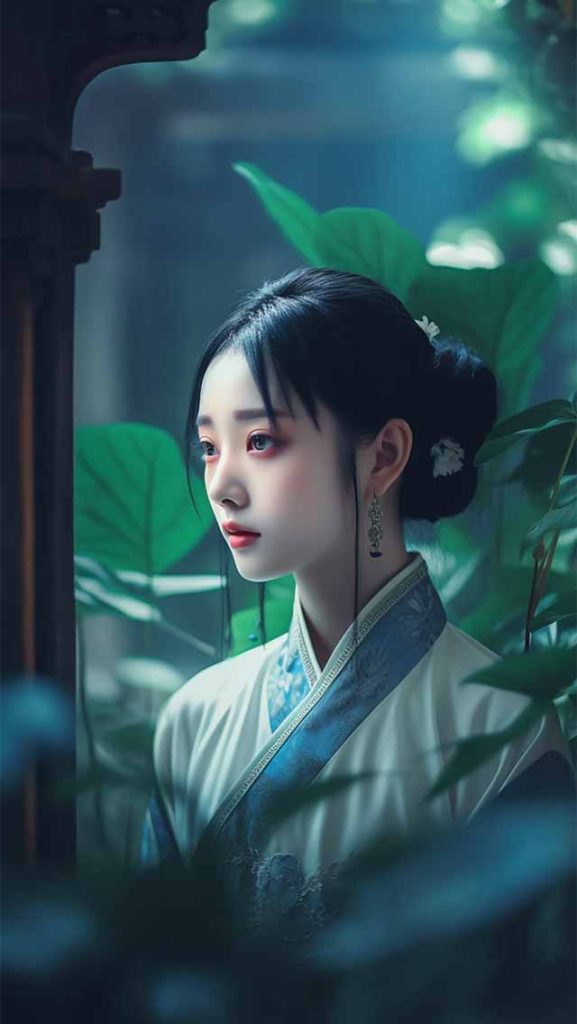 古代艺术风格女孩 #3 | Aitime丨人人都是大画师-Aitime丨人人都是大画师