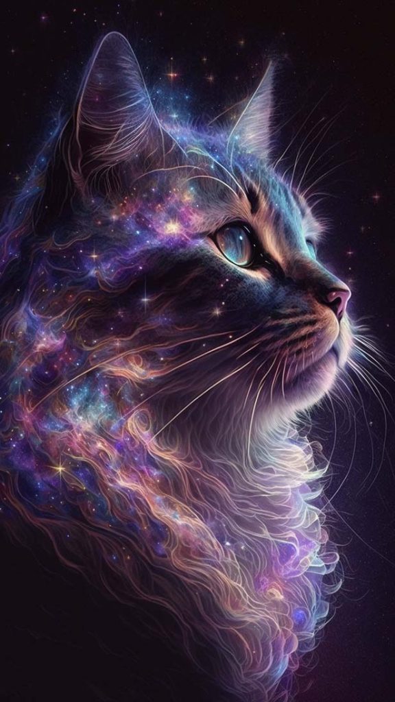 星系星云猫 | Aitime丨人人都是大画师-Aitime丨人人都是大画师