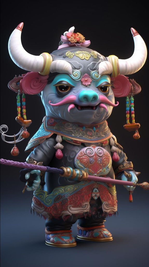 丑牛 | Aitime丨人人都是大画师京剧版-Aitime丨人人都是大画师