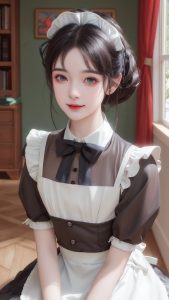 可爱好看养眼 女仆 AI动漫绘画 4k高清手机壁纸 2160x3840