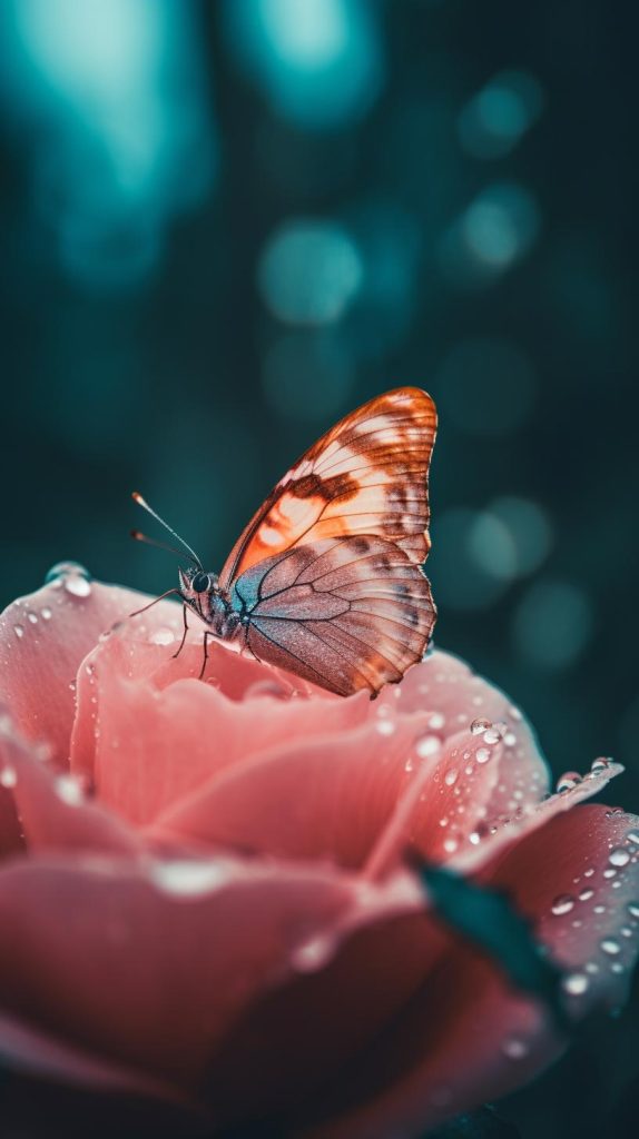 蝴蝶和玫瑰花插图2 蝴蝶和玫瑰花插图2