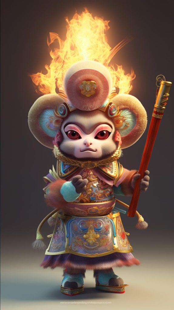 申猴 | Aitime丨人人都是大画师京剧版-Aitime丨人人都是大画师
