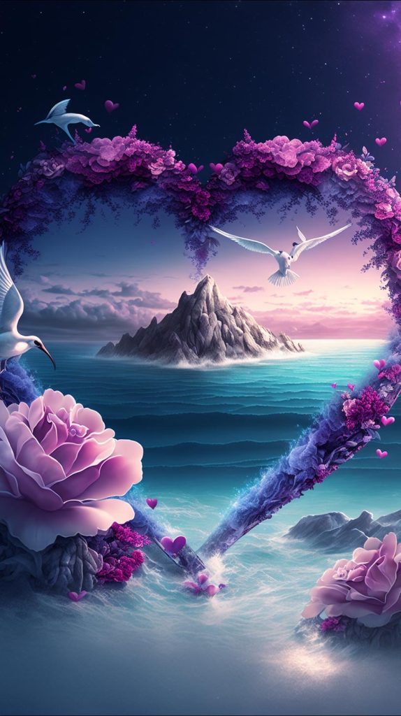 浪漫的蓝色海洋插图2