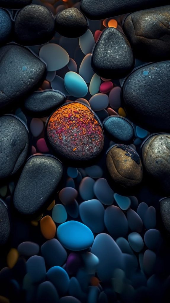 水底漂亮石头插图3