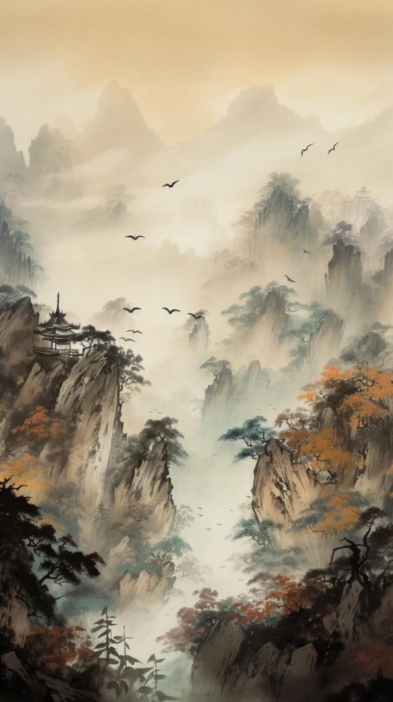 山水画 | Aitime丨人人都是大画师重重山峦-Aitime丨人人都是大画师