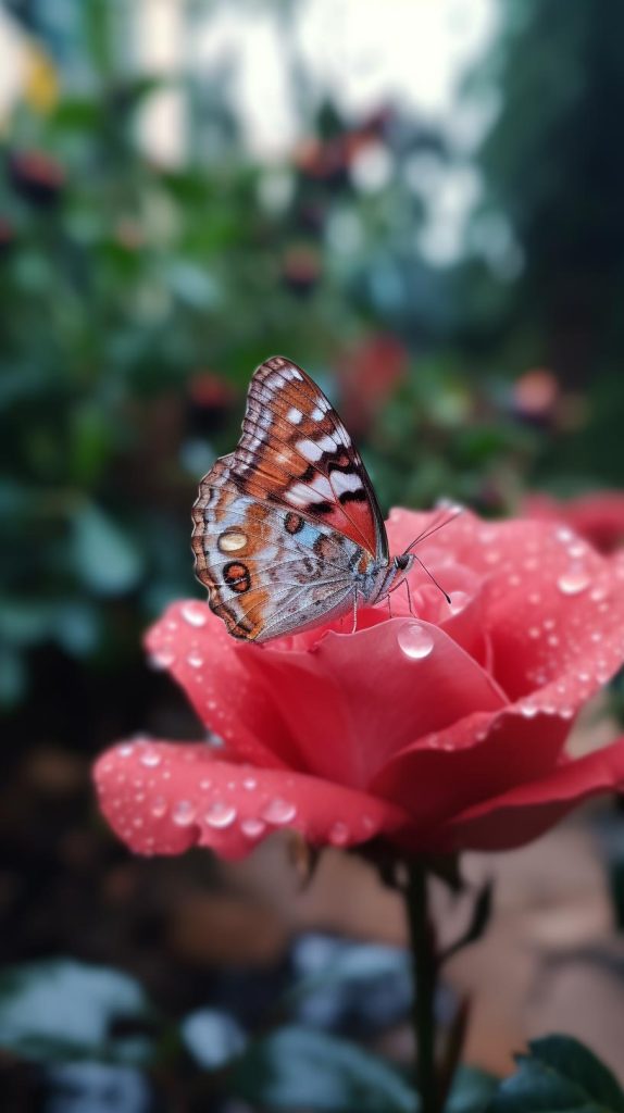 蝴蝶和玫瑰花插图3 蝴蝶和玫瑰花插图3