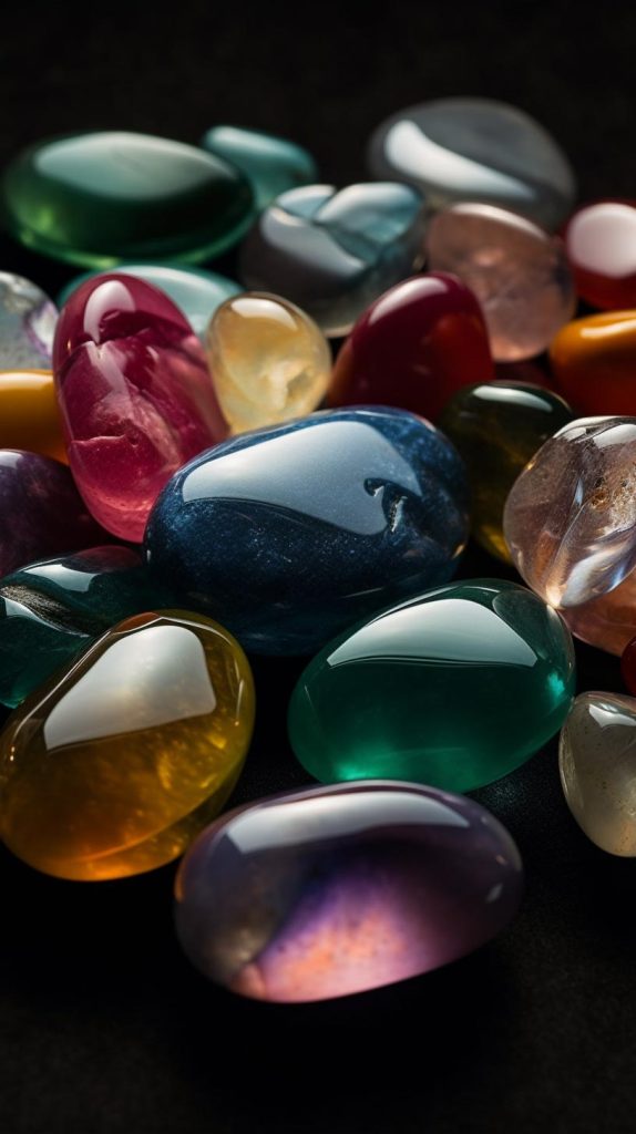 圆润玻璃石头插图2