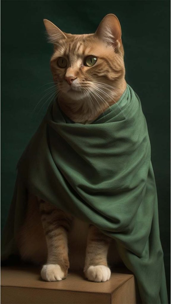 希腊哲学猫 | Aitime丨人人都是大画师-Aitime丨人人都是大画师