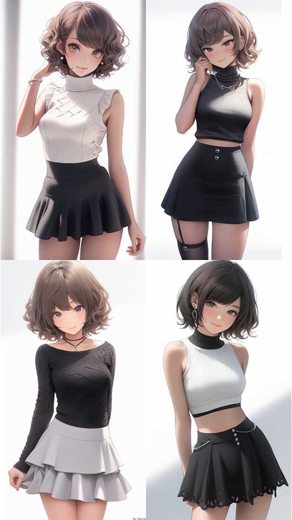 美丽迷人的卡哇伊女孩 | Aitime丨人人都是大画师-Aitime丨人人都是大画师