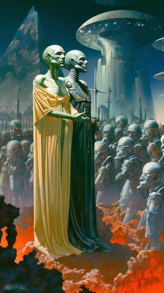 科幻超现实主义插画插图 科幻超现实主义插画插图