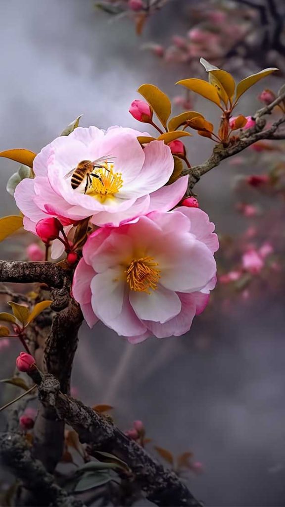 山茶花 | Aitime丨人人都是大画师-Aitime丨人人都是大画师