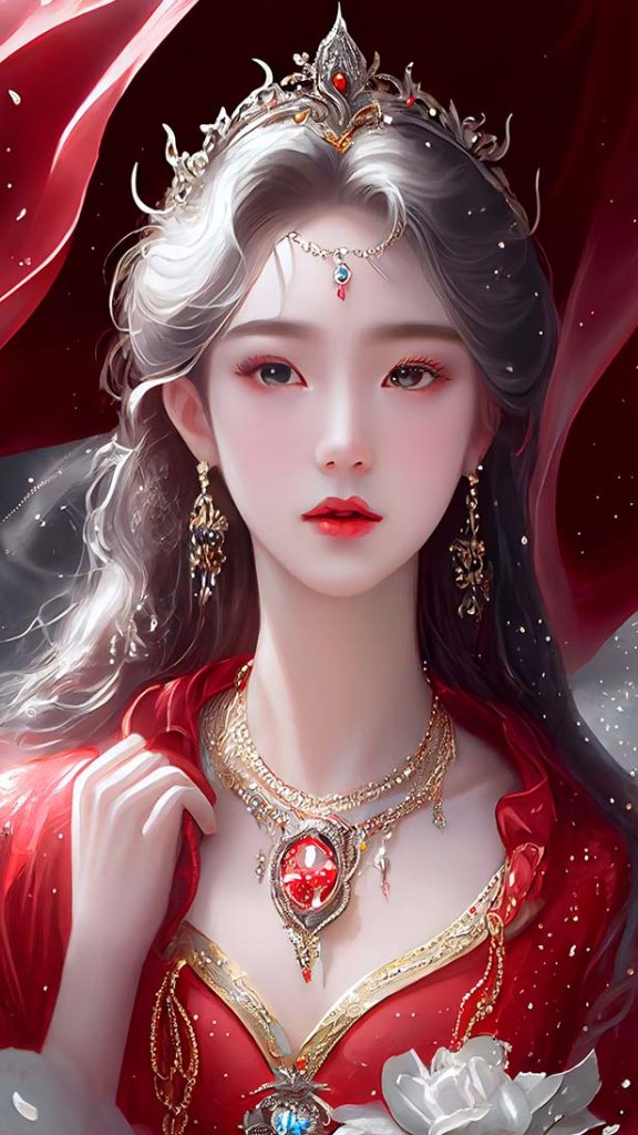 精致脸庞，灵动气质的少女 | Aitime丨人人都是大画师-Aitime丨人人都是大画师