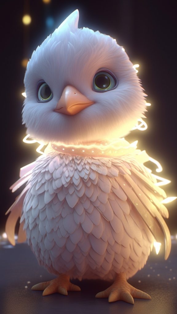 鸡-3D版十二生肖 | Aitime丨人人都是大画师-Aitime丨人人都是大画师