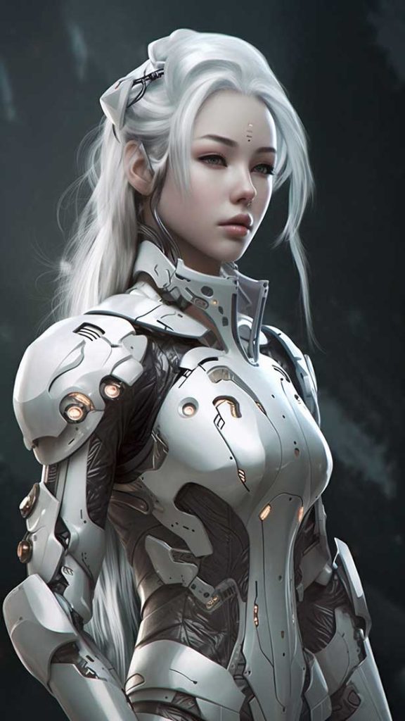 白虎机甲女孩 | Aitime丨人人都是大画师-Aitime丨人人都是大画师