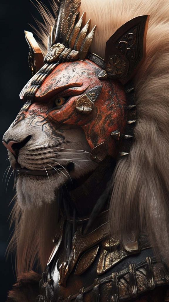 狮子战士 | Aitime丨人人都是大画师-Aitime丨人人都是大画师