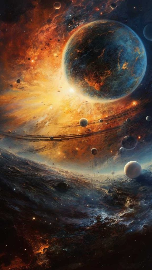 星和星系错综复杂而迷人的细节 | Aitime丨人人都是大画师-Aitime丨人人都是大画师