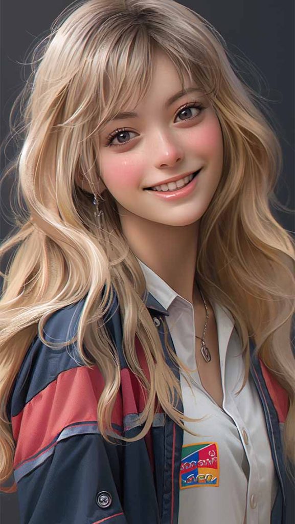 混血女孩 | Aitime丨人人都是大画师-Aitime丨人人都是大画师