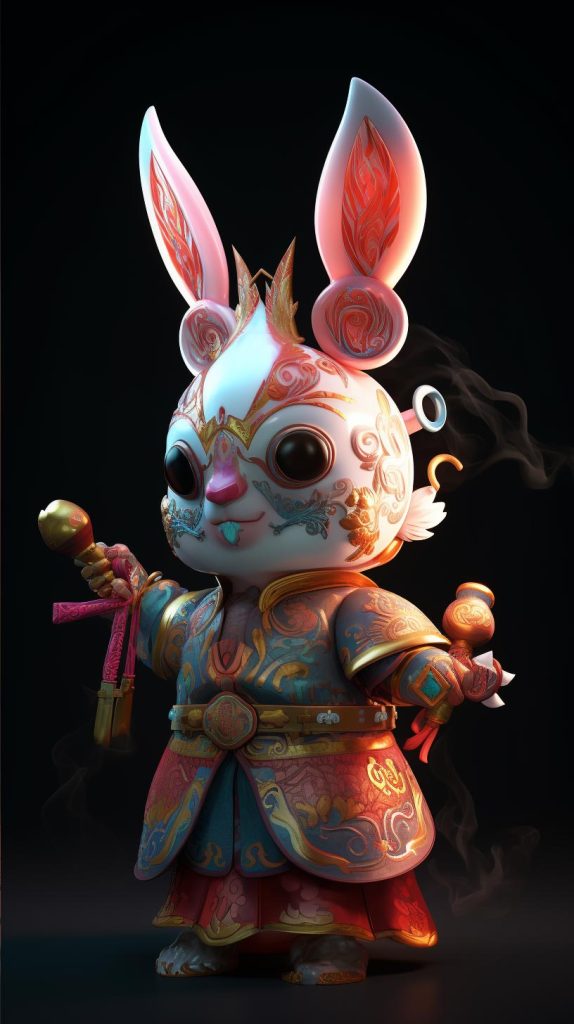 卯兔 | Aitime丨人人都是大画师京剧版-Aitime丨人人都是大画师