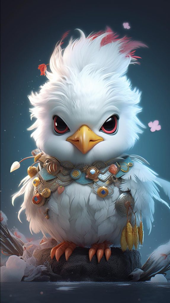 酉鸡 | Aitime丨人人都是大画师萌版十二生肖-Aitime丨人人都是大画师