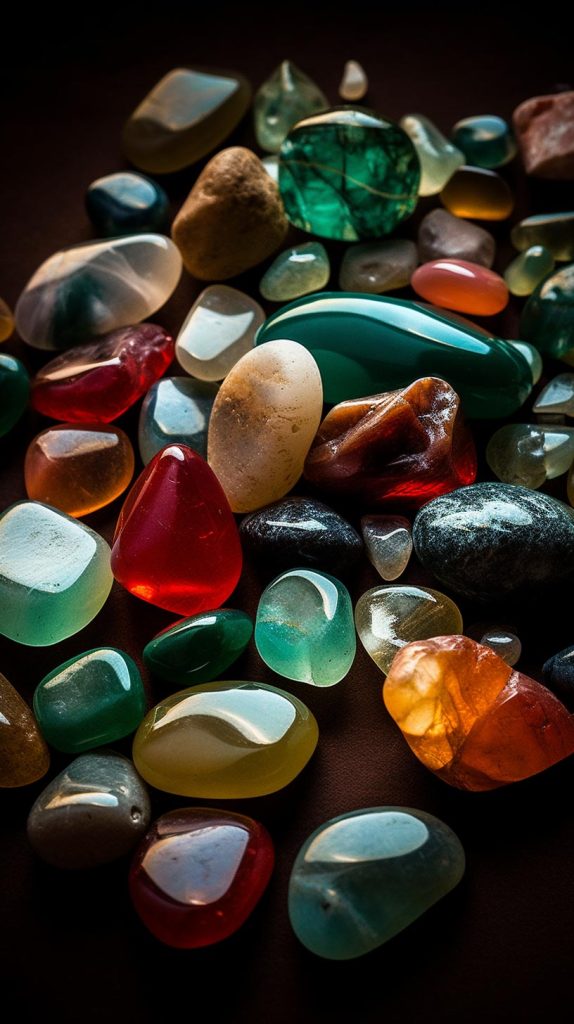 圆润玻璃石头插图3