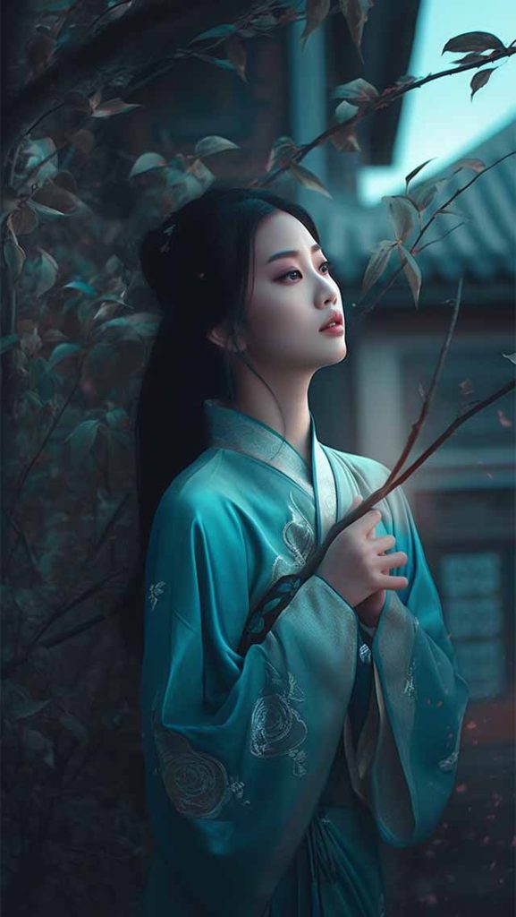 古代艺术风格女孩 #4 | Aitime丨人人都是大画师-Aitime丨人人都是大画师