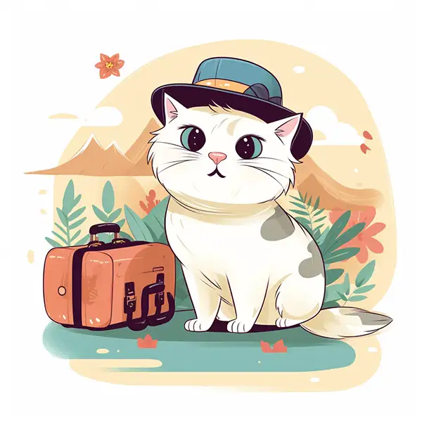 一只可爱的猫 | Aitime丨人人都是大画师-Aitime丨人人都是大画师