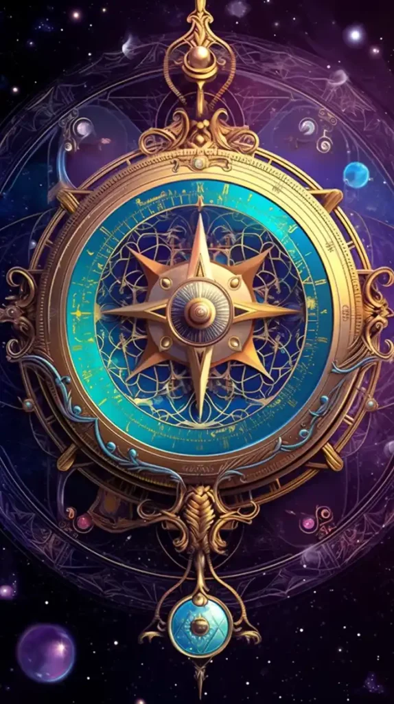 星盘，戏剧性的插图 | Aitime丨人人都是大画师-Aitime丨人人都是大画师
