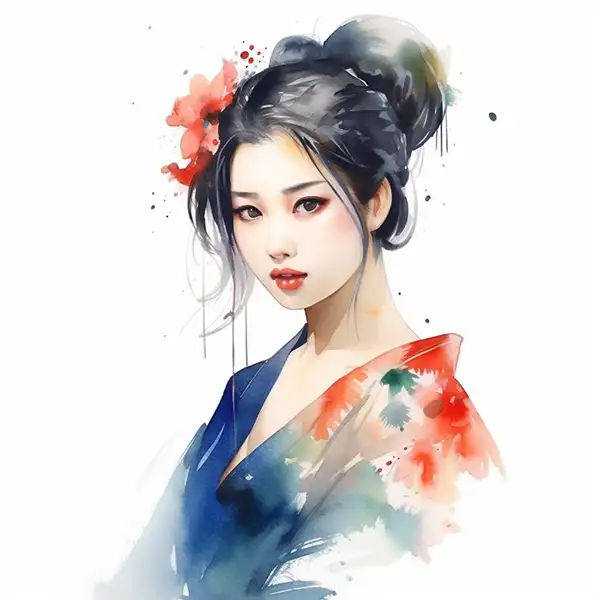 美丽的亚洲女孩 | Aitime丨人人都是大画师-Aitime丨人人都是大画师