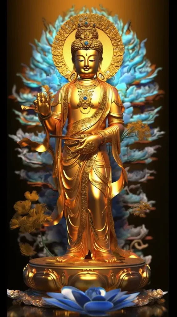 一尊仁慈善良的观音佛像法鼓山 | Aitime丨人人都是大画师-Aitime丨人人都是大画师