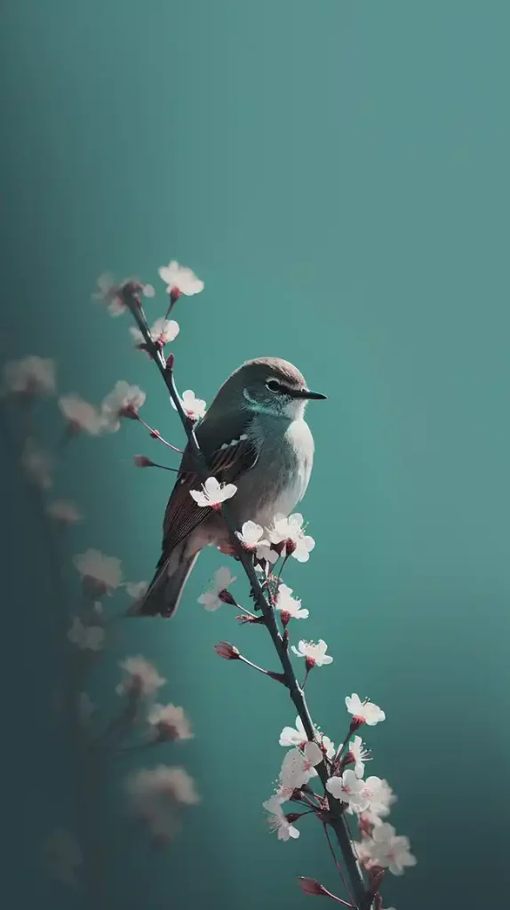 简单的花鸟 | Aitime丨人人都是大画师-Aitime丨人人都是大画师