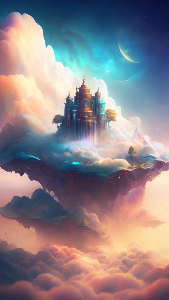 天空之城,云海,云雾 | Aitime丨人人都是大画师-Aitime丨人人都是大画师