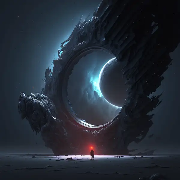 空虚的存在，数字艺术，辛烷值渲染 | Aitime丨人人都是大画师-Aitime丨人人都是大画师