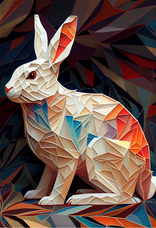 纸插画、生肖兔 | Aitime丨人人都是大画师-Aitime丨人人都是大画师