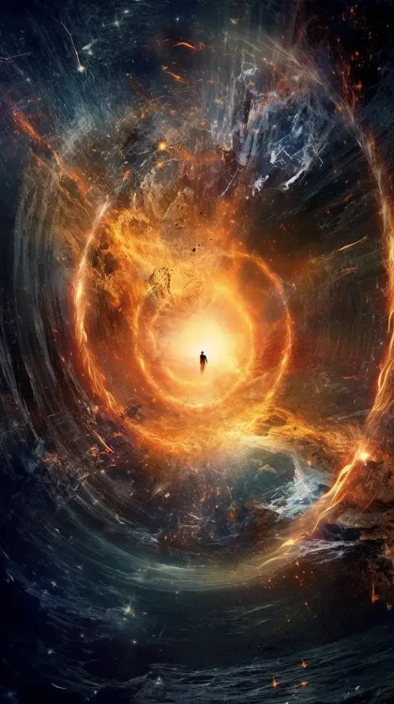 科幻灯光秀，超大质量黑洞超新星，神秘的仪式， | Aitime丨人人都是大画师-Aitime丨人人都是大画师
