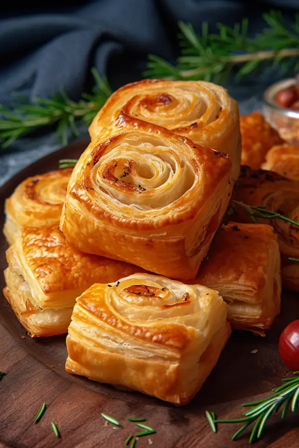 Puff糕点卷在盘子里的食物照片 | Aitime丨人人都是大画师-Aitime丨人人都是大画师