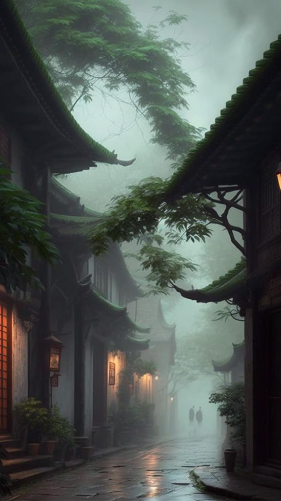 江南古镇街 | Aitime丨人人都是大画师-Aitime丨人人都是大画师