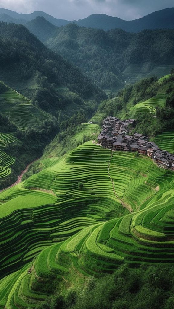 桂林龙脊梯田 | Aitime丨人人都是大画师-Aitime丨人人都是大画师