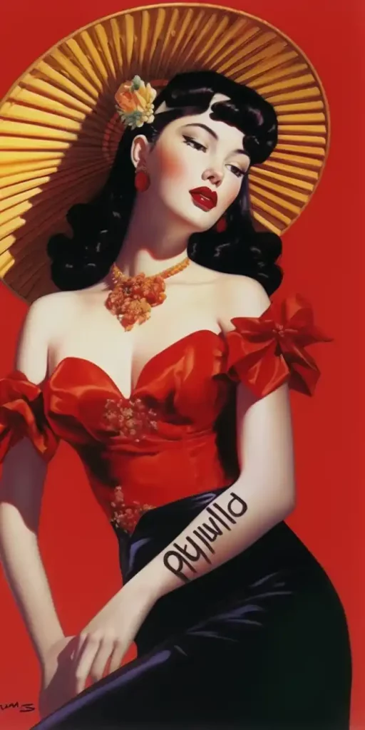 红衣女孩 | Aitime丨人人都是大画师-Aitime丨人人都是大画师