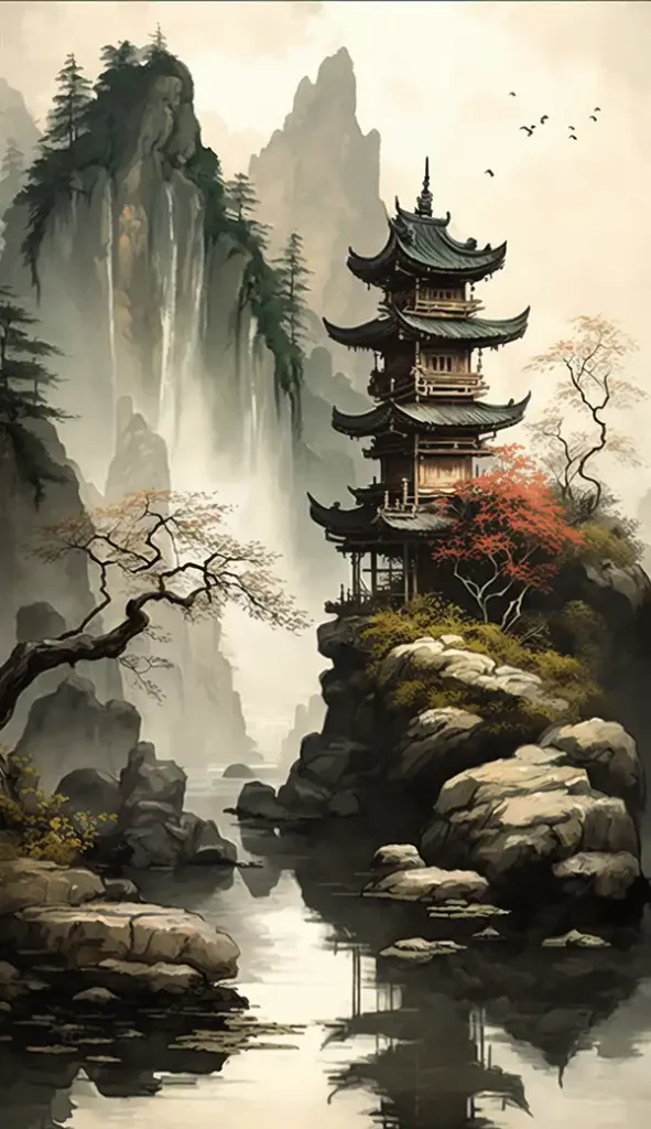 东方山水画 | Aitime丨人人都是大画师-Aitime丨人人都是大画师