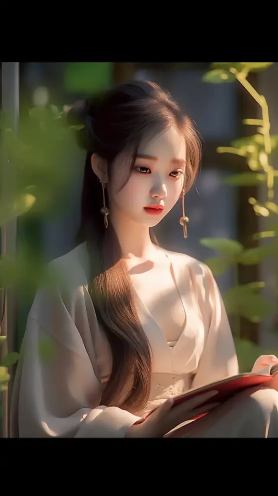 一个18岁的中国女孩，轻便的连身裤裙 | Aitime丨人人都是大画师-Aitime丨人人都是大画师