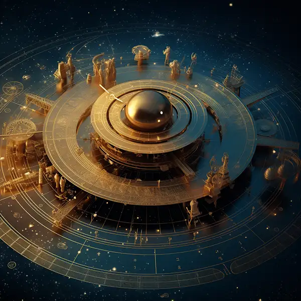 数字星盘的AI咒语prompt描述词-Ai绘画关键词 | Aitime丨人人都是大画师-Aitime丨人人都是大画师