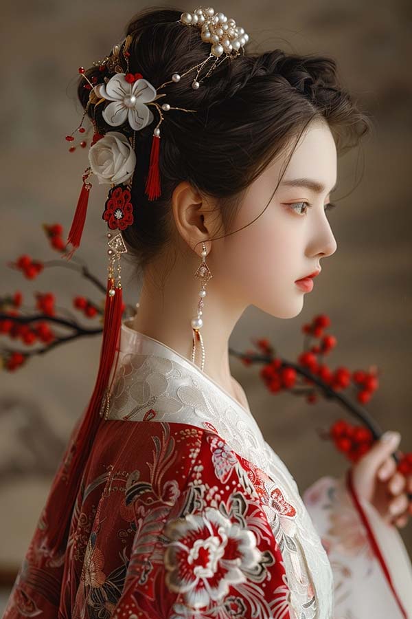 中国风古装美女的AI咒语prompt描述词丨Ai绘画描述中国风古装美女插图 中国风古装美女的AI咒语prompt描述词丨Ai绘画描述中国风古装美女插图