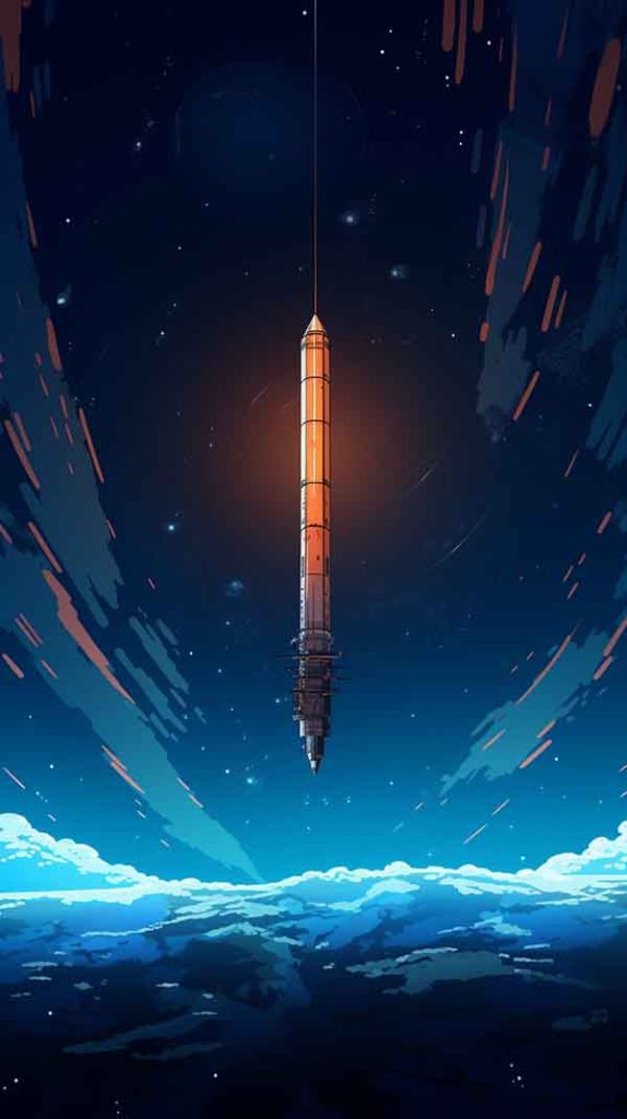 太空舱划过天空的AI咒语prompt描述词丨Ai绘画描述太空舱划过天空 | Aitime丨人人都是大画师-Aitime丨人人都是大画师